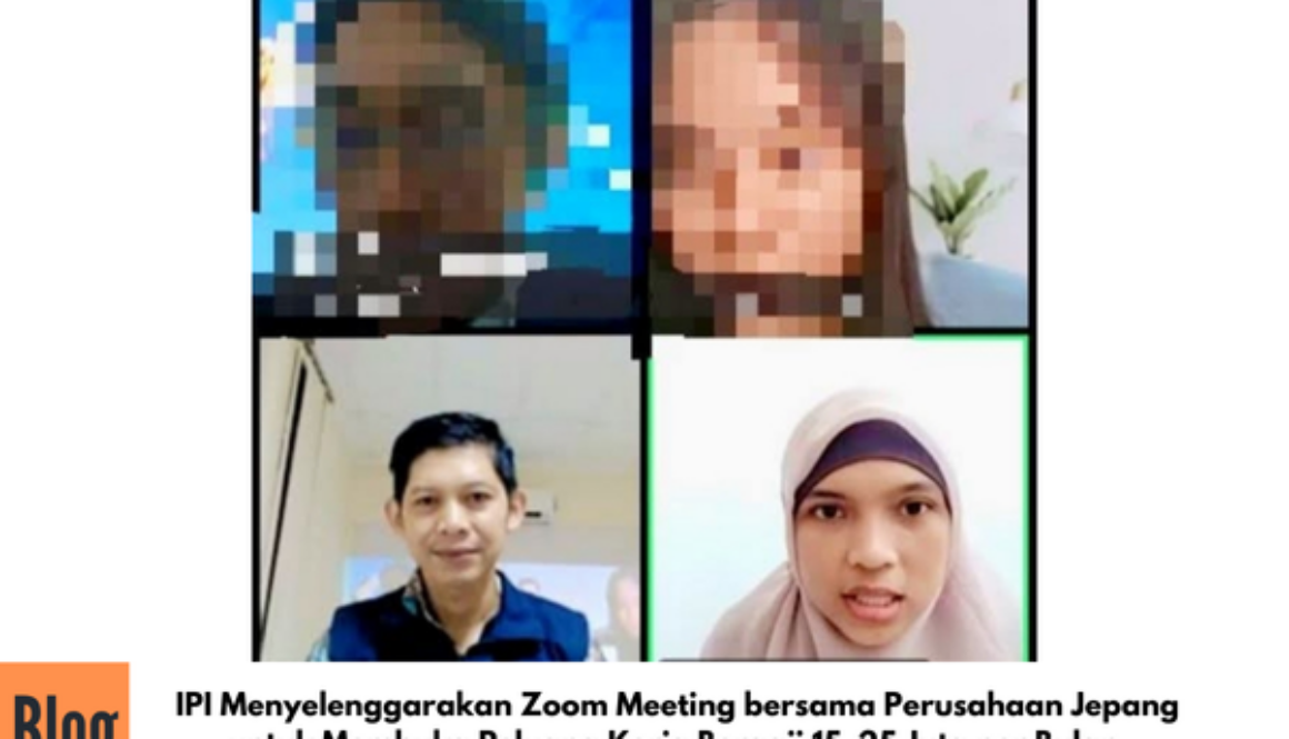 Kegiatan Zoom Meeting IPI bersama Perusahaan Jepang