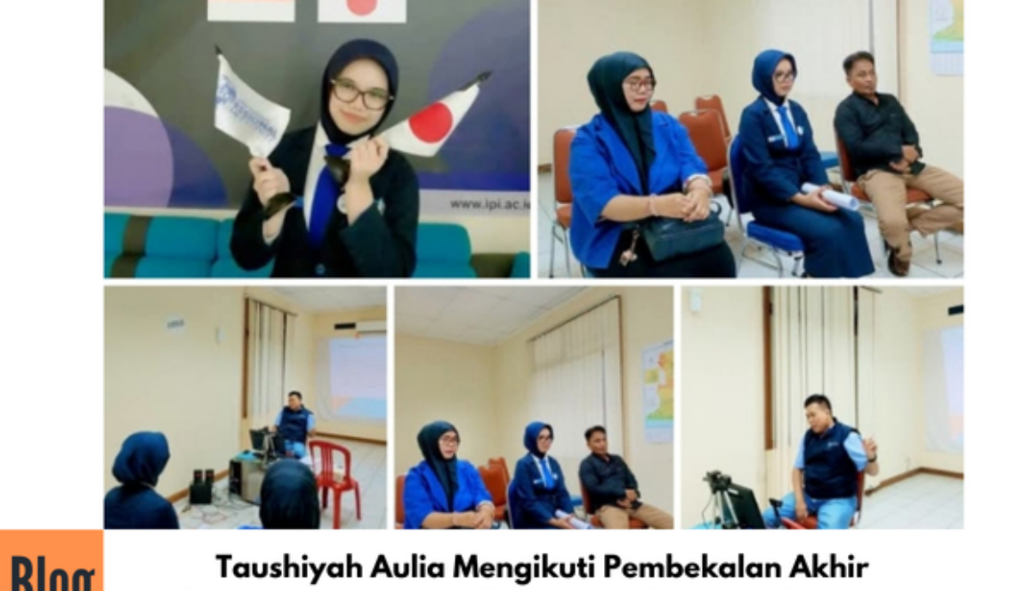 Kegiatan PAP Kerja ke Jepang Sektor Kaigo, Taushiyah