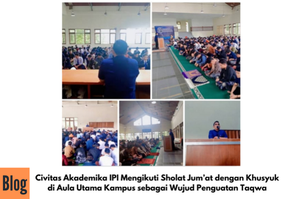 Kegiatan Ibadah Sholat Jum'at di Aula Utama IPI Center
