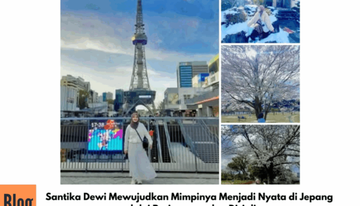 Keseruan Santika, Jalan-jalan & Berpose di Jepang