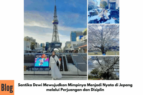 Keseruan Santika, Jalan-jalan & Berpose di Jepang