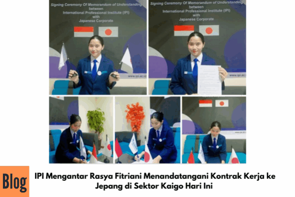 Penandatanganan Kontrak Kerja ke Jepang Sektor Kaigo