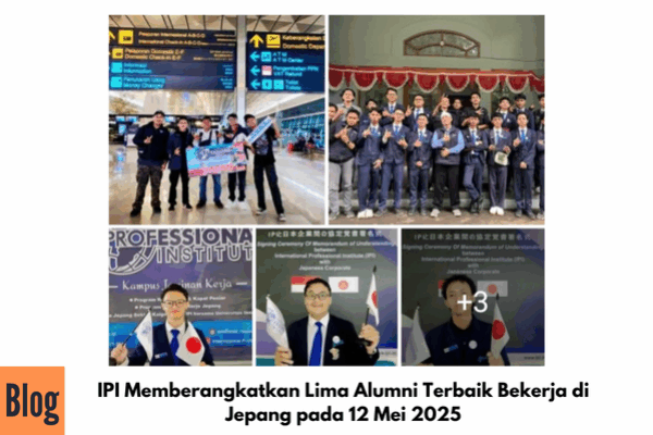 Keberangkatan Alumni IPI ke Jepang Sektor Shokuhin