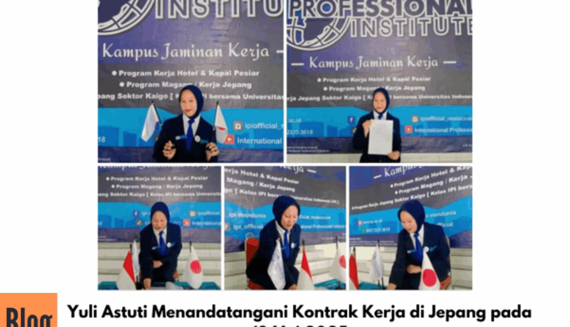 Penandatanganan Kontrak Kerja ke Jepang Sektor Kaigo