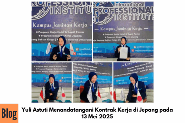 Penandatanganan Kontrak Kerja ke Jepang Sektor Kaigo