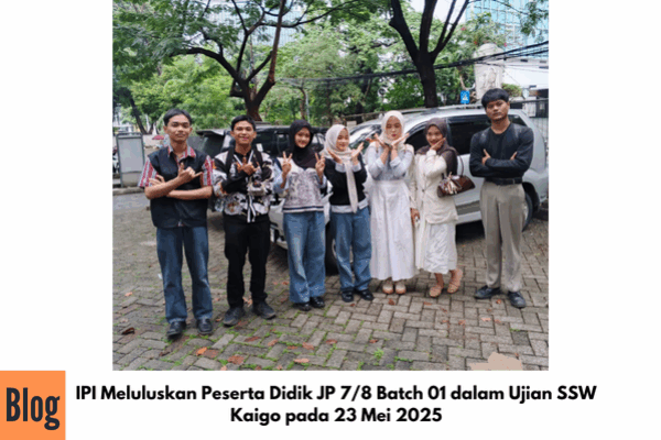 Kelulusan SSW Kaigo Peserta Didik IPI