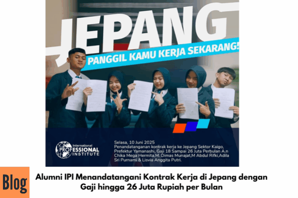 Penandatanganan Kontrak Kerja ke Jepang Sektor Kaigo