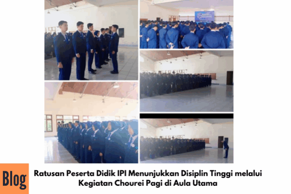 Kegiatan Chourei Ratusan Peserta Didik IPI Program Jepang di Aula Utama IPI