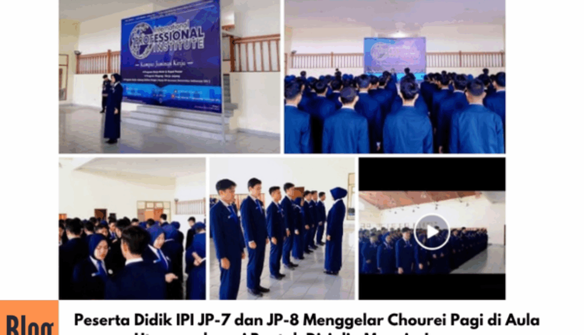 Kegiatan Chourei di Aula Utama IPI