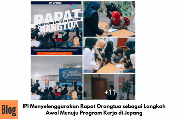 Kegiatan Rapat Orangtua Siswa IPI JP 9 Sesi 1