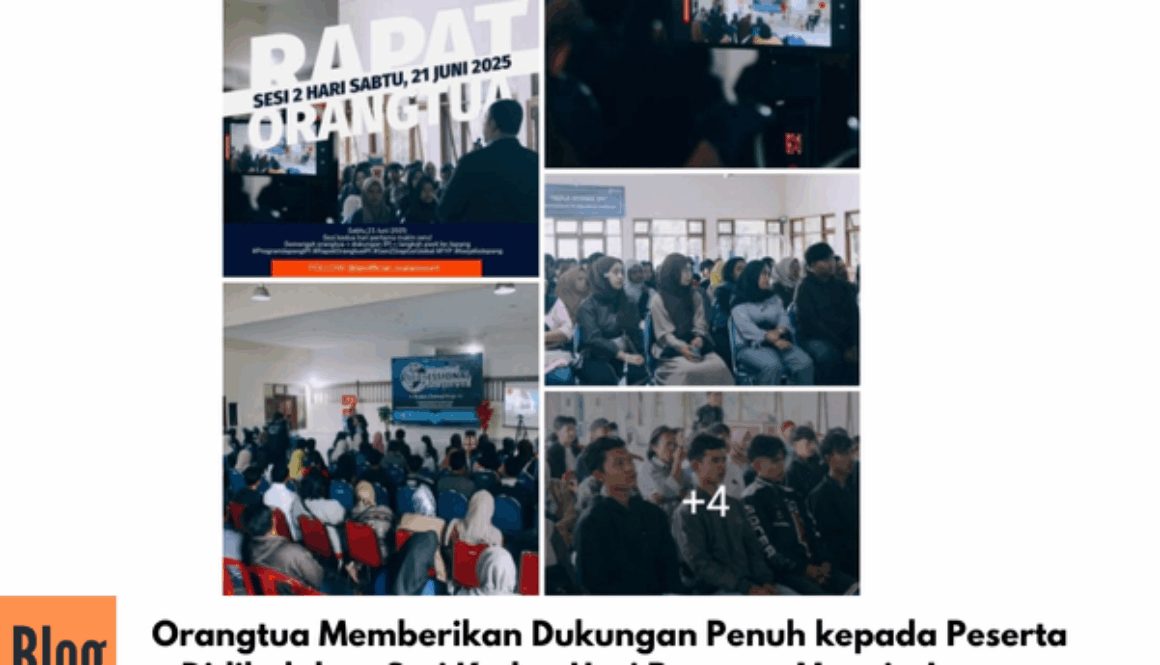 Kegiatan Rapat Orangtua Siswa JP 9 Sesi 2