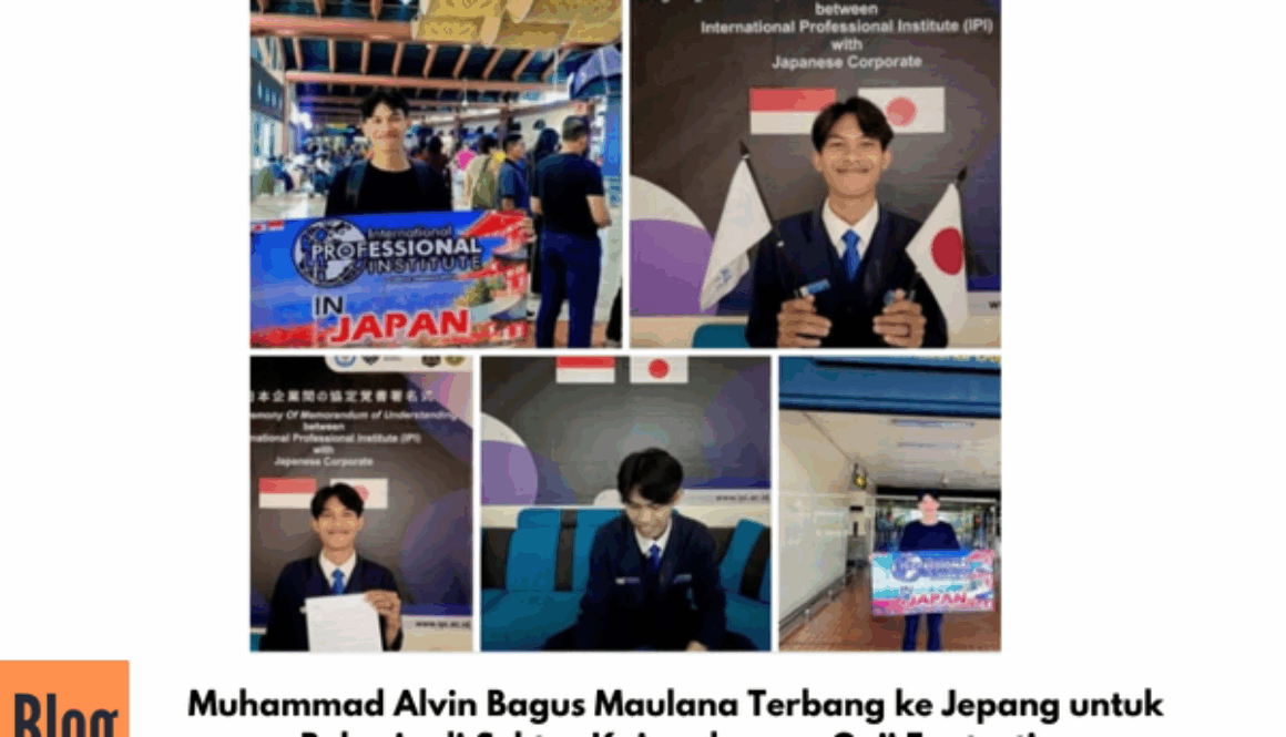 Muhammad Alvin Bagus Maulana Terbang ke Jepang untuk Bekerja di Sektor Kaigo dengan Gaji Fantastis