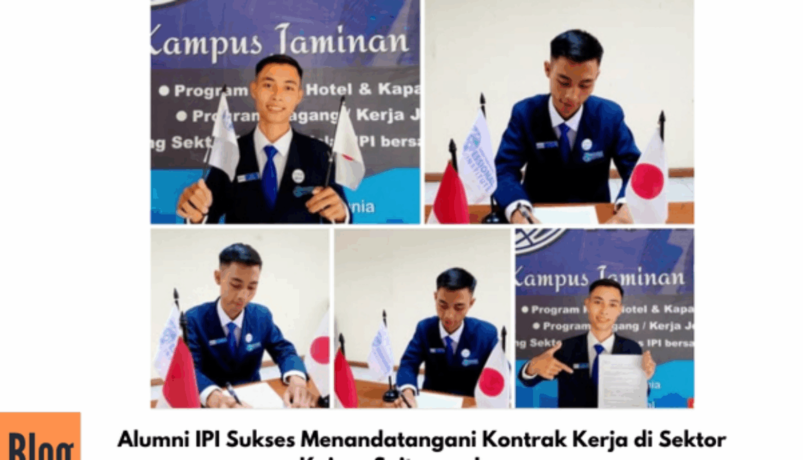 Alumni IPI Sukses Menandatangani Kontrak Kerja di Sektor Kaigo, Saitama, Jepang