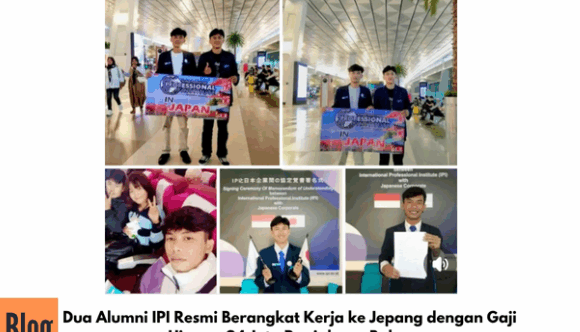 Dua Alumni IPI Resmi Berangkat Kerja ke Jepang dengan Gaji Hingga 24 Juta Rupiah per Bulan