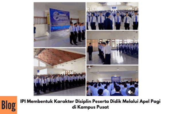 IPI Membentuk Karakter Disiplin Peserta Didik Melalui Apel Pagi di Kampus Pusat