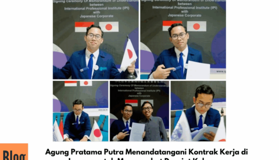 Agung Pratama Putra Menandatangani Kontrak Kerja di Jepang untuk Mengangkat Derajat Keluarga