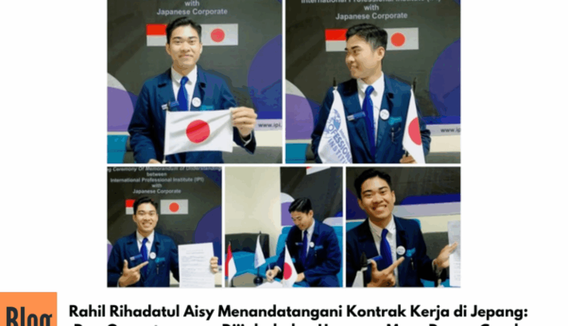 Rahil Rihadatul Aisy Menandatangani Kontrak Kerja di Jepang: Doa Orangtua yang Diijabah dan Harapan Masa Depan Cerah