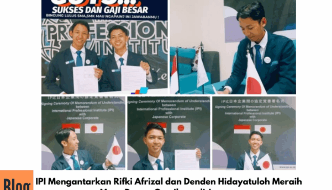 IPI Mengantarkan Rifki Afrizal dan Denden Hidayatuloh Meraih Masa Depan Gemilang di Jepang