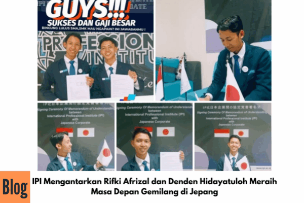 IPI Mengantarkan Rifki Afrizal dan Denden Hidayatuloh Meraih Masa Depan Gemilang di Jepang