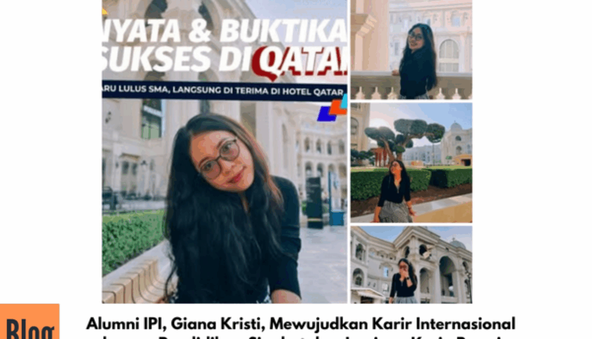Alumni IPI, Giana Kristi, Mewujudkan Karir Internasional dengan Pendidikan Singkat dan Jaminan Kerja Resmi