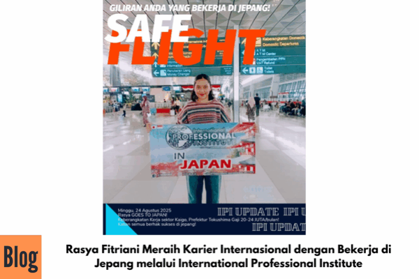 Rasya Fitriani Meraih Karier Internasional dengan Bekerja di Jepang melalui International Professional Institute