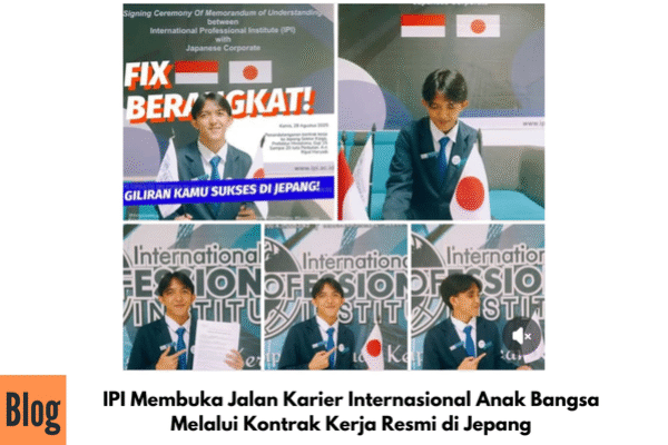IPI Membuka Jalan Karier Internasional Anak Bangsa Melalui Kontrak Kerja Resmi di Jepang