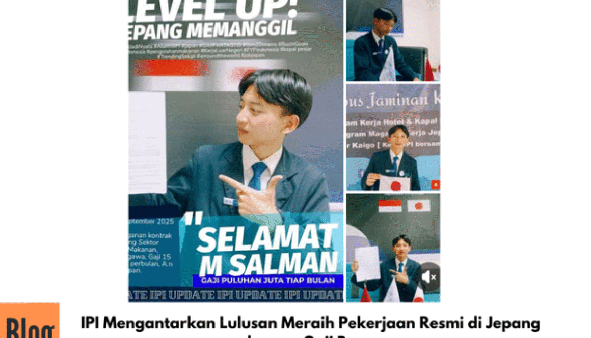 IPI Mengantarkan Lulusan Meraih Pekerjaan Resmi di Jepang dengan Gaji Besar