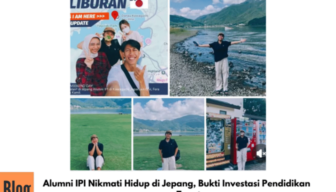Alumni IPI Nikmati Hidup di Jepang, Bukti Investasi Pendidikan yang Tepat