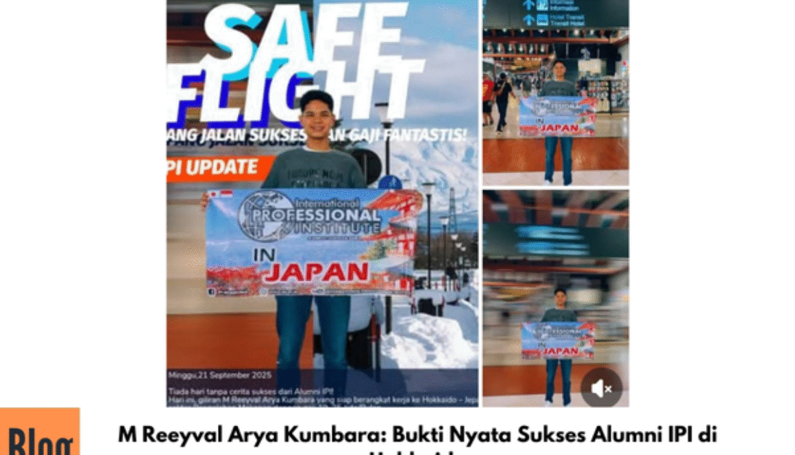 M Reeyval Arya Kumbara: Bukti Nyata Sukses Alumni IPI di Hokkaido