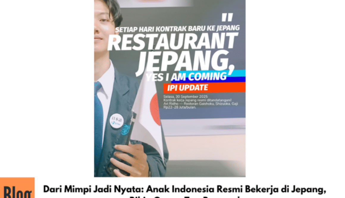 Dari Mimpi Jadi Nyata: Anak Indonesia Resmi Bekerja di Jepang, Bikin Orang Tua Bangga!