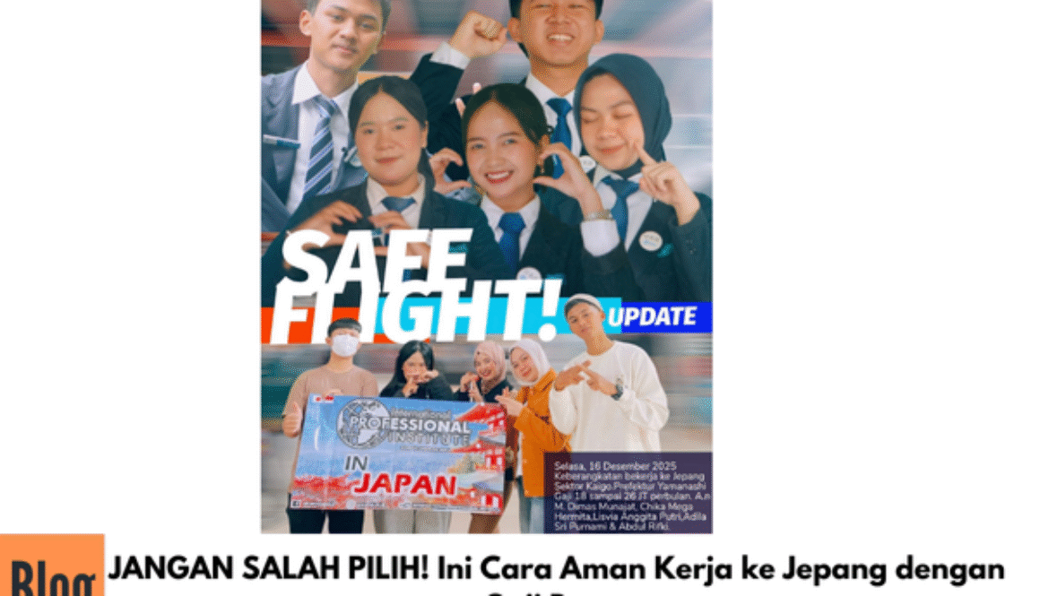 JANGAN SALAH PILIH! Ini Cara Aman Kerja ke Jepang dengan Gaji Besar