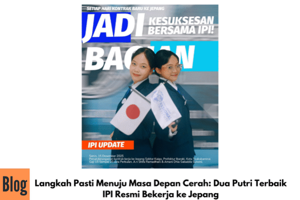 Langkah Pasti Menuju Masa Depan Cerah: Dua Putri Terbaik IPI Resmi Bekerja ke Jepang 🇯🇵