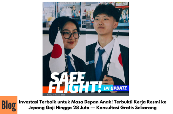 Investasi Terbaik untuk Masa Depan Anak! Terbukti Kerja Resmi ke Jepang Gaji Hingga 28 Juta — Konsultasi Gratis Sekarang