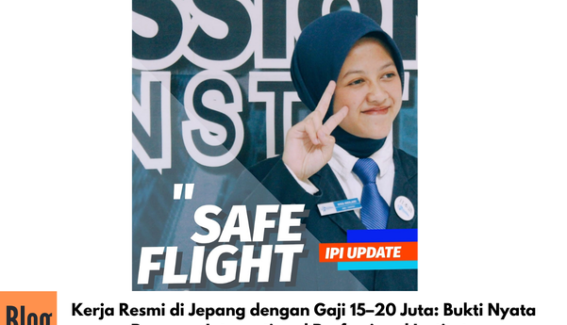 Kerja Resmi di Jepang dengan Gaji 15–20 Juta: Bukti Nyata Program International Professional Institute