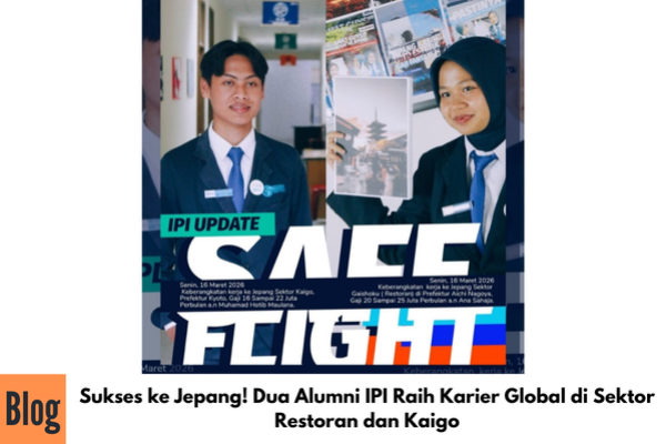 Sukses ke Jepang! Dua Alumni IPI Raih Karier Global di Sektor Restoran dan Kaigo