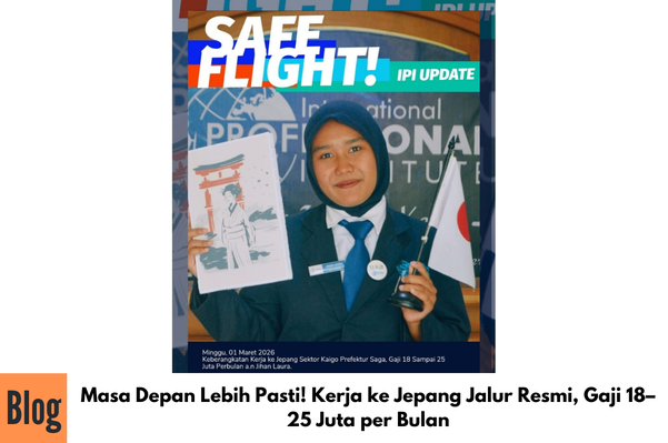 Masa Depan Lebih Pasti! Kerja ke Jepang Jalur Resmi, Gaji 18–25 Juta per Bulan