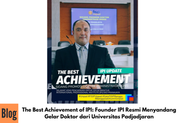 Founder IPI Resmi Menyandang Gelar Doktor dari Universitas Padjadjaran