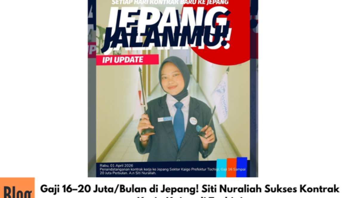 Gaji 16–20 Juta/Bulan di Jepang! Siti Nuraliah Sukses Kontrak Kerja Kaigo di Tochigi