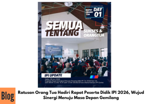 Ratusan Orang Tua Hadiri Rapat Peserta Didik IPI 2026, Wujud Sinergi Menuju Masa Depan Gemilang