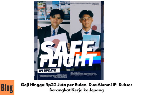Gaji Hingga Rp22 Juta per Bulan, Dua Alumni IPI Sukses Berangkat Kerja ke Jepang