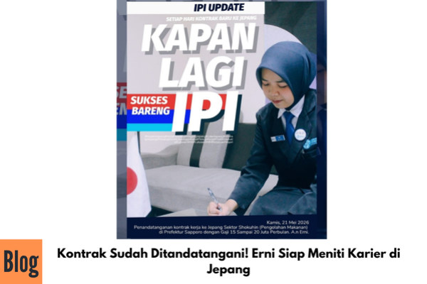 Kontrak Kerja Sudah Ditandatangani! Erni Siap Meniti Karier di Jepang
