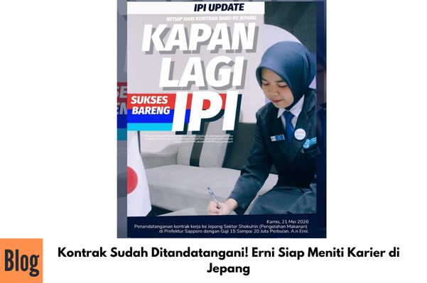 Kontrak Kerja Sudah Ditandatangani! Erni Siap Meniti Karier di Jepang