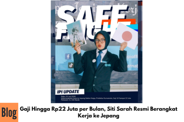 Gaji Hingga Rp22 Juta per Bulan, Siti Sarah Resmi Berangkat Kerja ke Jepang