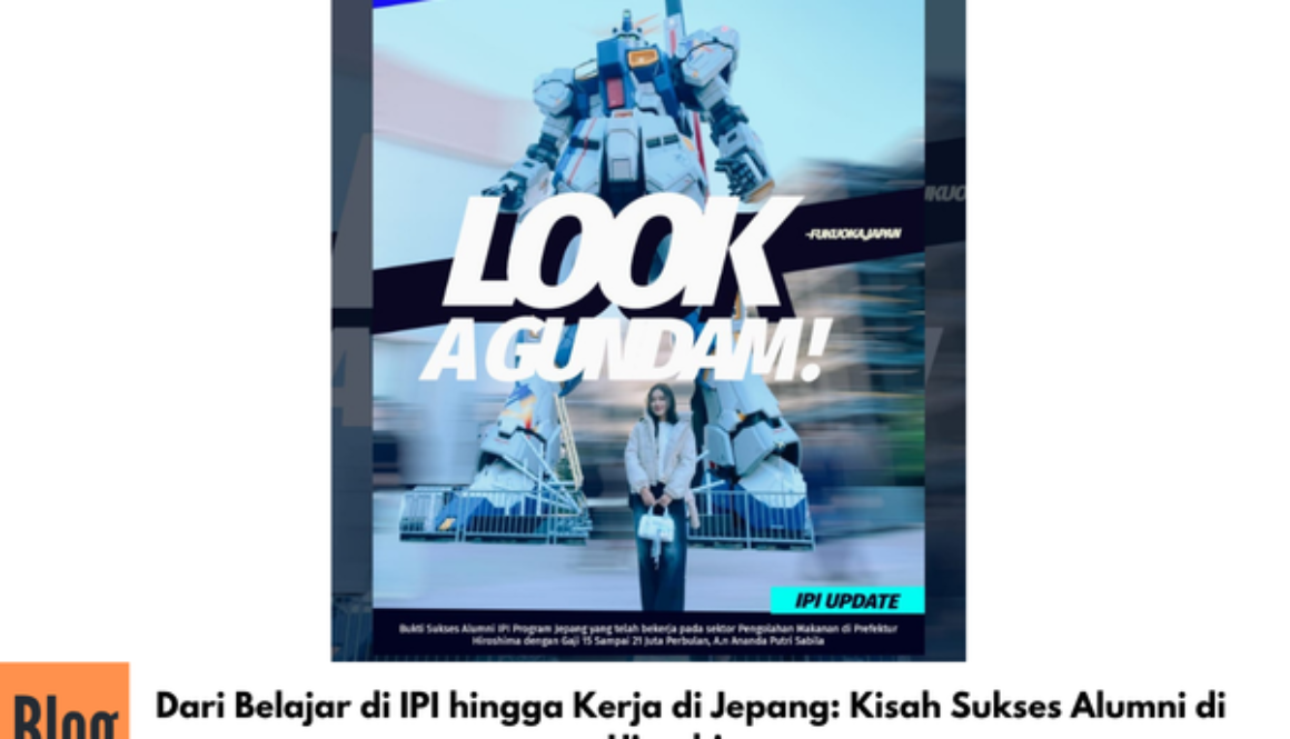 Dari Belajar di IPI hingga Kerja di Jepang: Kisah Sukses Alumni di Hiroshima